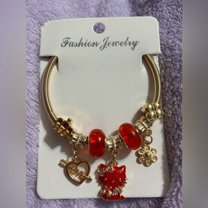Hello Kitty Gold charm bracelet